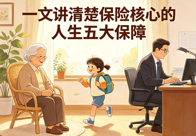 一文讲清楚保险核心的人生五大保障